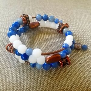 Handmade Memory Wire Bracelet